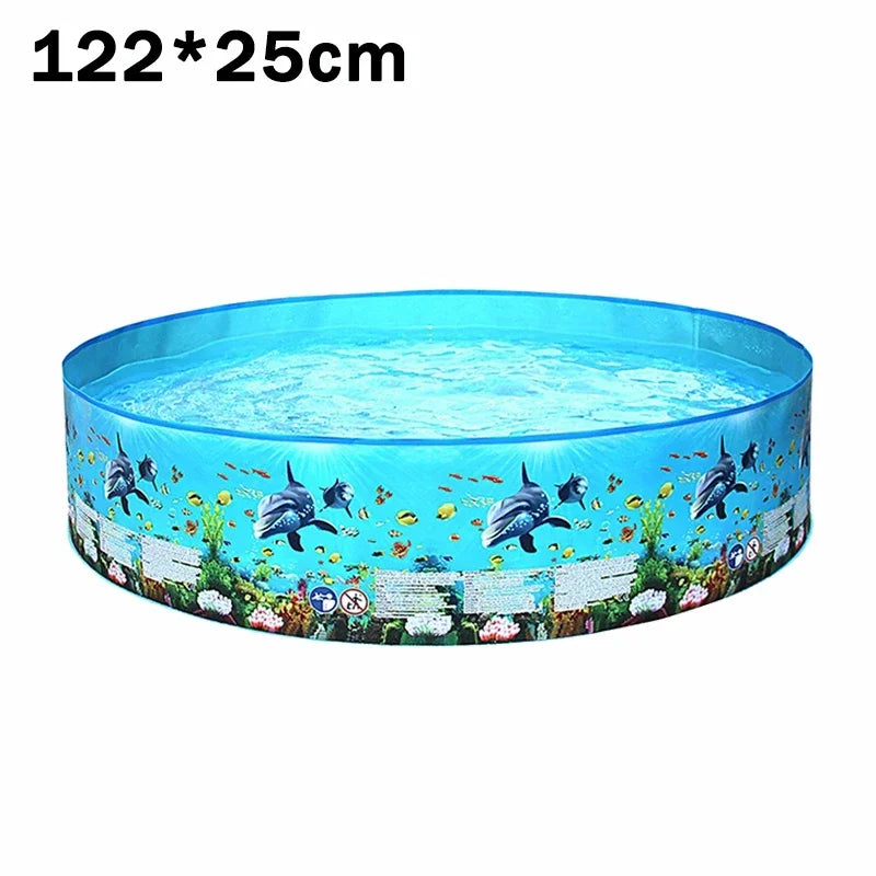 Pet Play Pool Non-Inflatable Collapsible Pool Large Outdoor Family Round Pool Family Pool Pet Products Removable Pools