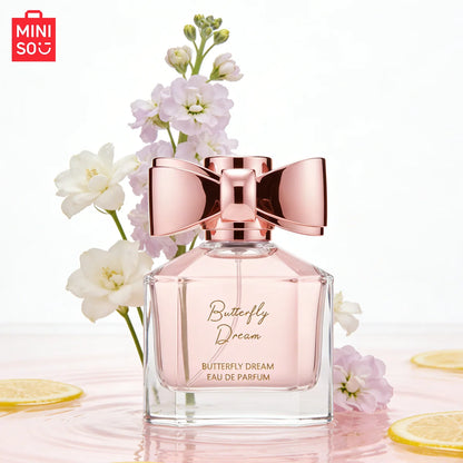 MINISO BUTTERFLY DREAM Women Perfume Original Luxury Floral Eau De Parfum Designer Fragrance For Woman Body Spray 50ML