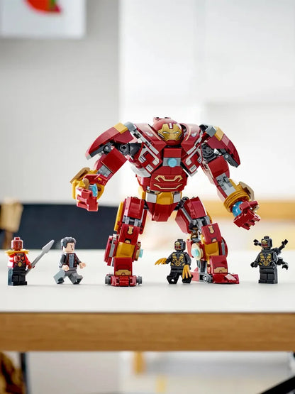 LEGO76247 Marvel The Hulkbuster: The Battle of Wakanda, Action Figure, Buildable Toy with Hulk Bruce Banner Minifigure, Avengers