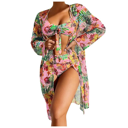 2025 Separate Swimsuits Tankini Set Female Swimwear Sports Beach Wear 3 Piece Bikini Set Cover Up Swimsuit With Shorts 비키니