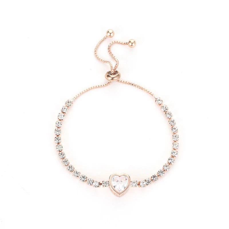 Luxury Blue Zircon 18K Gold Plated Women's Bracelet 2023 New Fashion Retro Zircon Bracelet Wedding Party Jewelry Gift