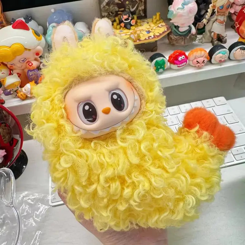 Cartoon Cute Doll Clothing For Labubu Wacky Mart Fried Shrimp Diy Doll Clothing Personalized Dressing Suitable For Labubu V1 V3
