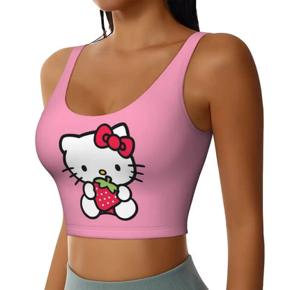 EtherealBe Hello Kitty Sports Bra for Women