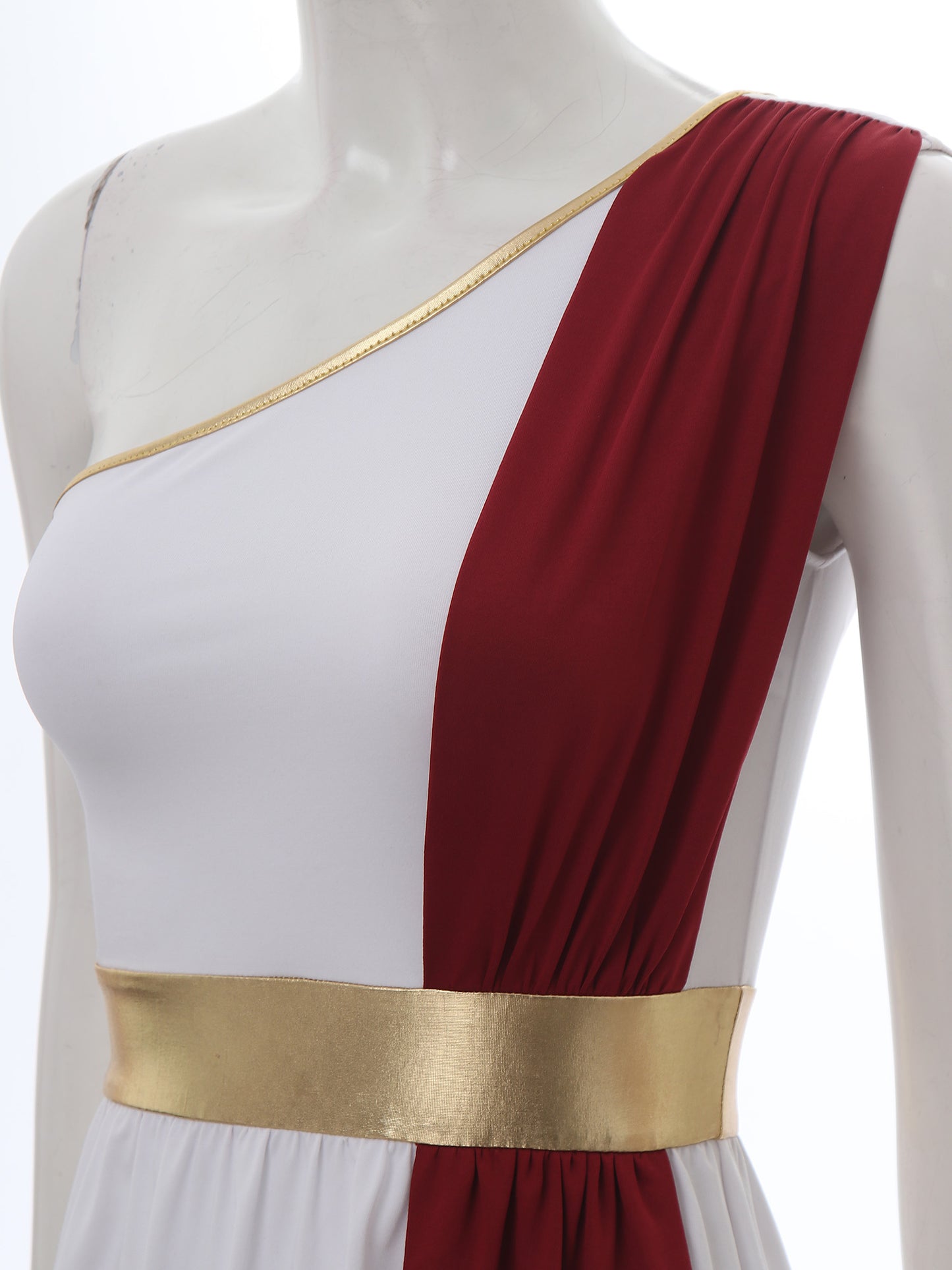 Women Ancient Roman Greek Role Play Toga Senator Caesar Costume Athenian Princess Empress Dress Robe for Halloween Cosplay Party