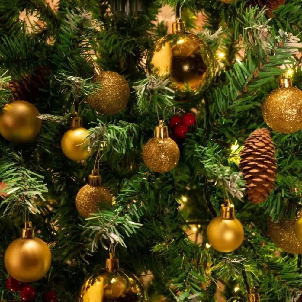 100pcs Christmas Decor Tree Xmas Balls Party Wedding Ornament Party Supplies Xmas Ornament Ball Xmas