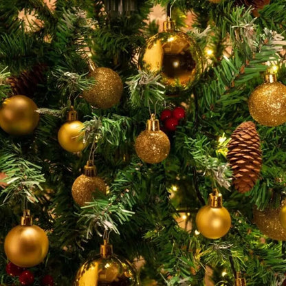 100pcs Christmas Decor Tree Xmas Balls Party Wedding Ornament Party Supplies Xmas Ornament Ball Xmas