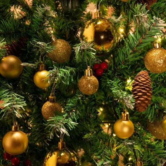 100pcs Christmas Decor Tree Xmas Balls Party Wedding Ornament Party Supplies Xmas Ornament Ball Xmas