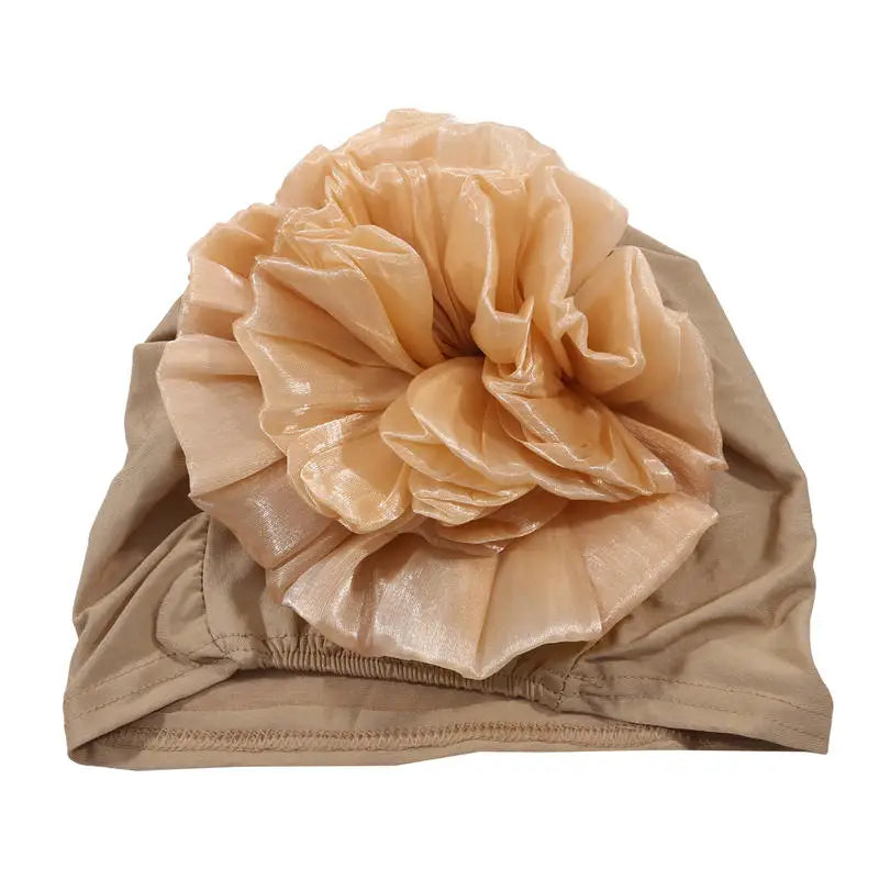 Women's Hats Spring Summer Floral Beanie Hat Muslim Stretch Turban Hat Cap Hair Loss Headwear Hijib Cap