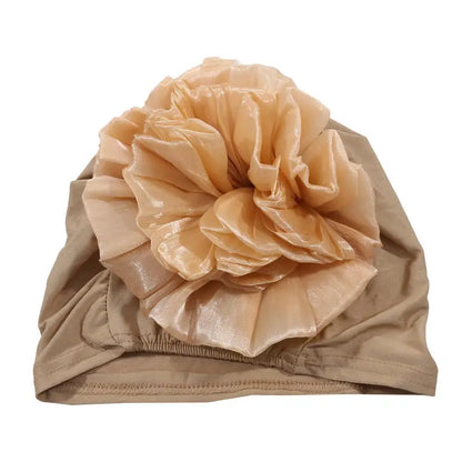 Women's Hats Spring Summer Floral Beanie Hat Muslim Stretch Turban Hat Cap Hair Loss Headwear Hijib Cap