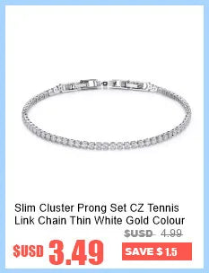 4Color 925 Sterling Silver Chain Round CZ Charm Anklet For Women Foot Jewelry Leg Bracelet Cheville Enkelbandje Halhal Tobillera