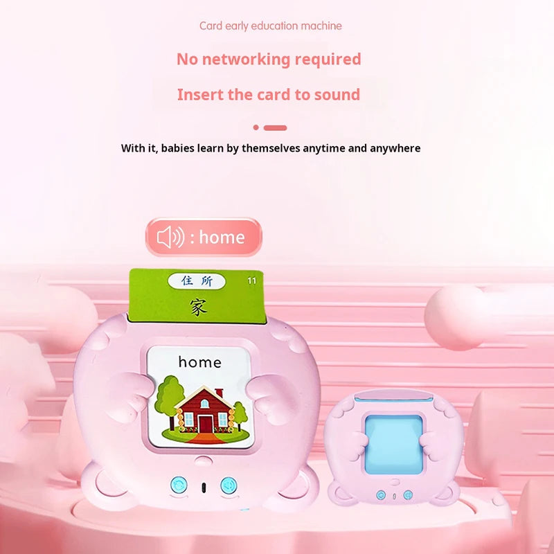 English digital camera children's educational enlightenment early learning machine children's intelligence development toy card