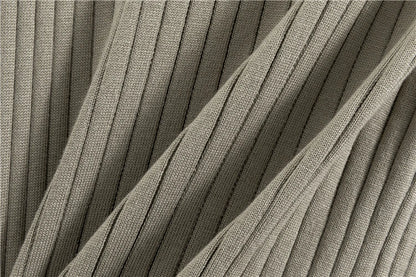 2025 Winter And Autumn Fashionable Elegant Women's Knitted 3-Piece Set cardigan Women's Sweater Women's Wide Leg Pants