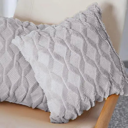 45x45cm Soft Decor Plush Pillow Cozy Cushion Cover Home Decor Throw Pillow Cover Living Room Bedroom Sofa Christmas