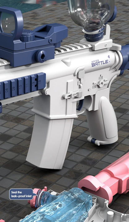 Electric Water Gun Pistol 10M Long Range Portable Guns M416 Children Summer Beach Outdoor Fight Shooting Toys for Boys Kid Games