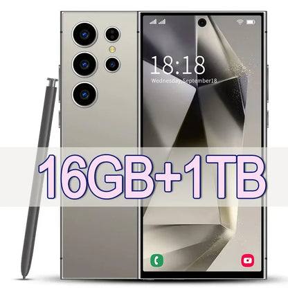 2025 New S24 Ultra 7.3HD Original Smartphone Global Version 4G 5G Dual SIM Cellphones Android14 Cell Phone 8000mAh Mobile Phones