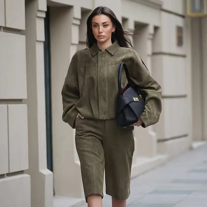 Women's 2025 new Jackets Autumn Fashion Loose Bat Sleeves Elegant Women's Jackets Chic Street Youth Autumn Long Sleeves Coats