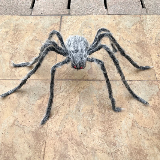 Halloween Horror Fake Spider Festival Party Outdoor Giant Plush Spider Haunted House Bar Halloween Home Decoration