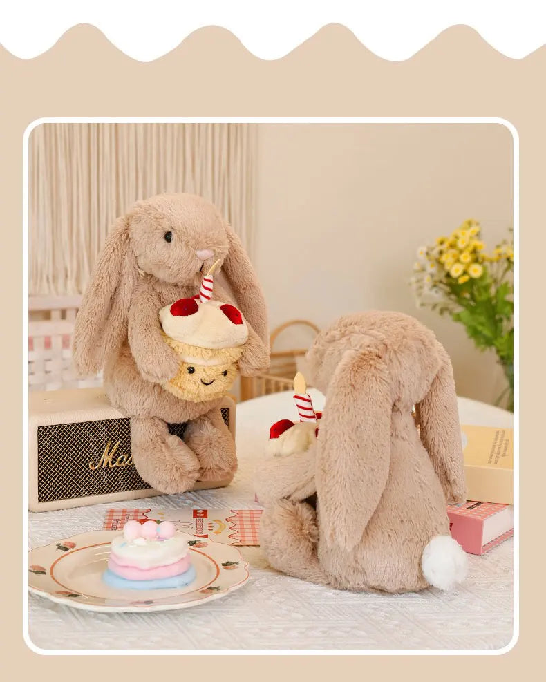 JC's Latest Peach Cake Series Includes Bouquets, Roses Plush Toys, Cartoon Characters, Adorable Children's Birthday Gifts