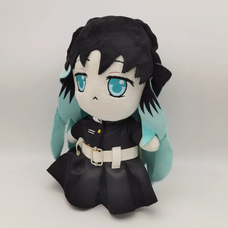 26cm Demons Slayer Kawaii Tokitou Muichiro Plush Dolls Soft Stuffed Home Room Anime Decor Toys For Kid's Birthday Christmas Gift