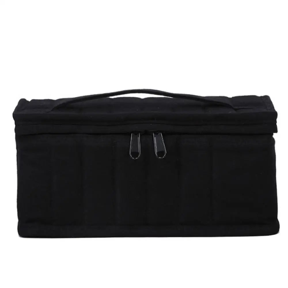 Essential Oil Case 38 Bottles 5ML10ML15ML Perfume Oil Essential Oil Box Travel Portable Carrying Holder Nail Polish Storage Bag