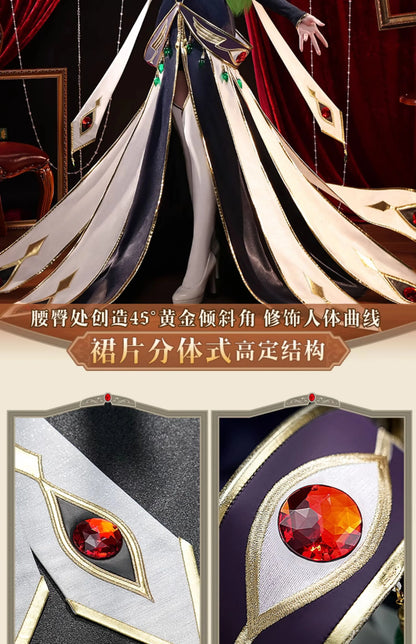 2025 New CC Cosplay Costume Halloween Christmas Role Playing C Geass Mooyiyi cos Queen Dress Gorgeous and elegant 1:1 restore