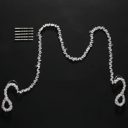 Stonefans Geometric Headpiece for Wedding Bride Rhinestone Jewelry Crystal Decoration Headwear Bridal Headband Hair Accessories
