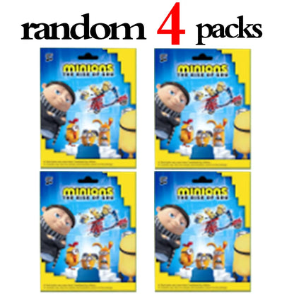 Anime 2-24pcs minions Blind Box figures Box game Doll Figure PVC model Toys desktop Decorative Kids birthday Christmas Gifts