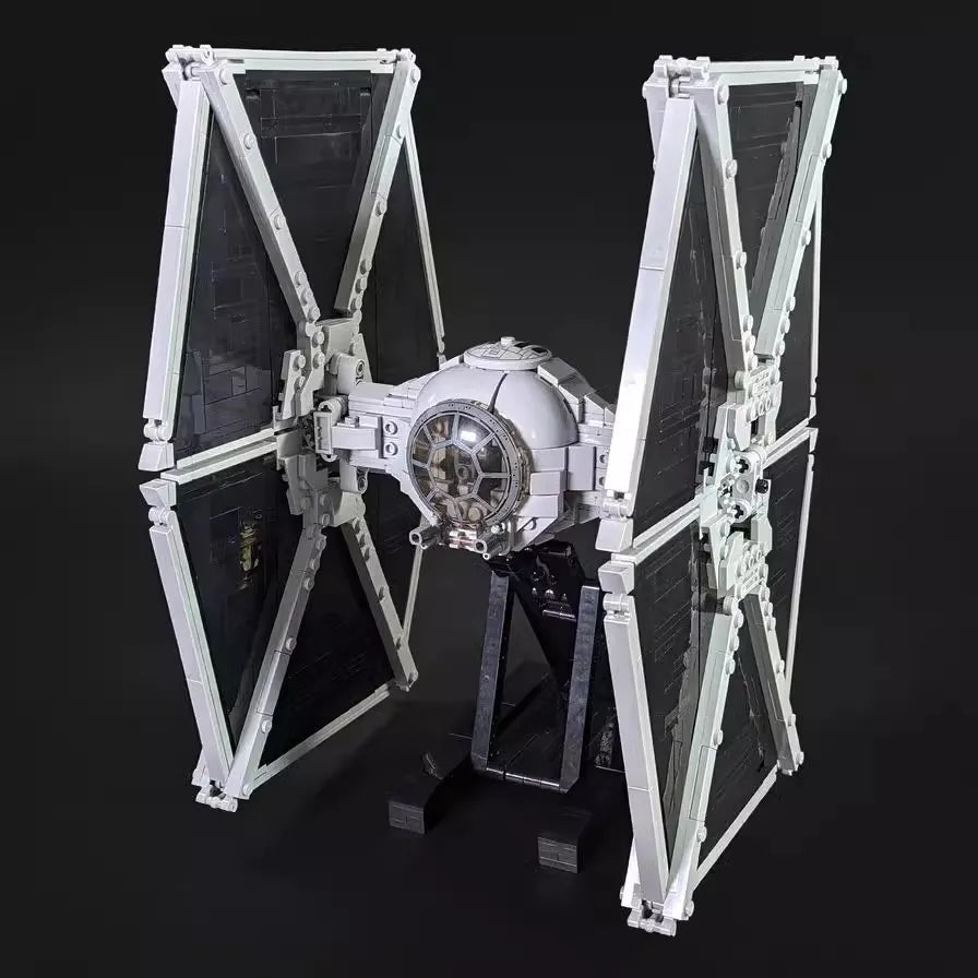 MOC Space Wars Weapon Imperial TIE Fighter Bomber Spaceship Sets Building Blocks Kid Toys Boys Christmas Gift