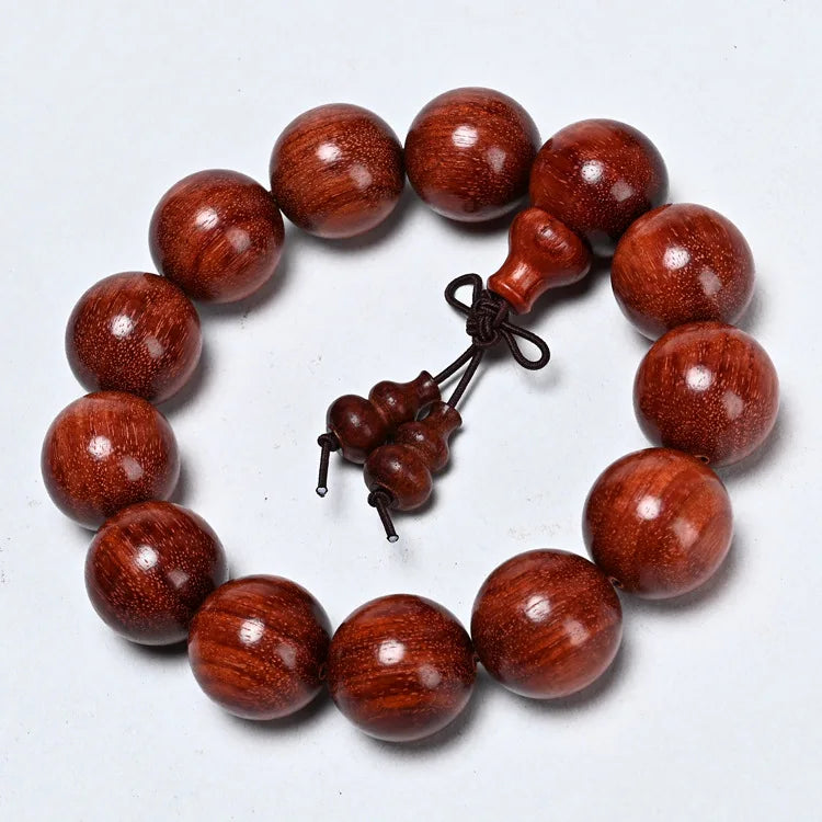 African Lobular Red Sandalwood Beads Zambia Red Sandalwood Hand String 8mm 108 Rosary Beads Men's and Women's Bracelet Wholesale