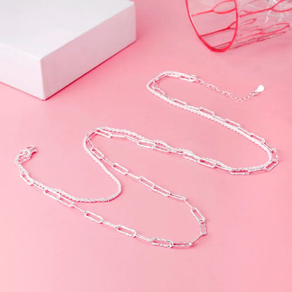 925 Sterling Silver Romantic Bracelet Necklaces For Women Fashion Designer Party Wedding Accessories Jewelry Sets Christmas Gift
