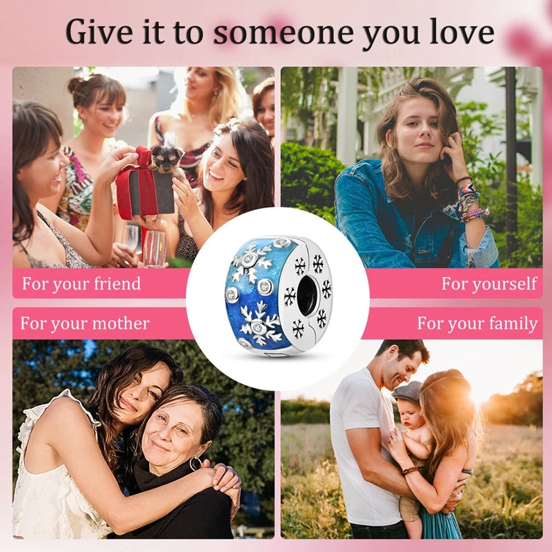 Halloween Christmas 925 Silver Charms Fit Original Bracelet For Women Jewelry Snow Christmas Tree Santa Claus