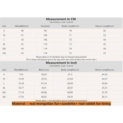 Autumn Winter Women Coat Real Natural Mongolia Sheep Fur Turn-down Collar New Fashion Jacket Thick Warm Casual Overwear