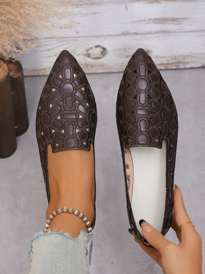 EtherealBe Women's Embroidered Loafers for Chic Style