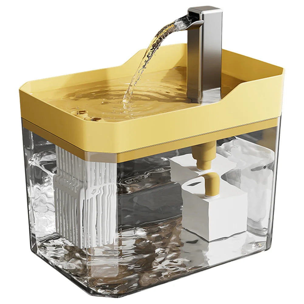 Cat Water Fountain with Quiet Pump Dog Water Dispenser USB Anti-Dry Burning Cat Drinker Cat Fountain for Cats Indoor