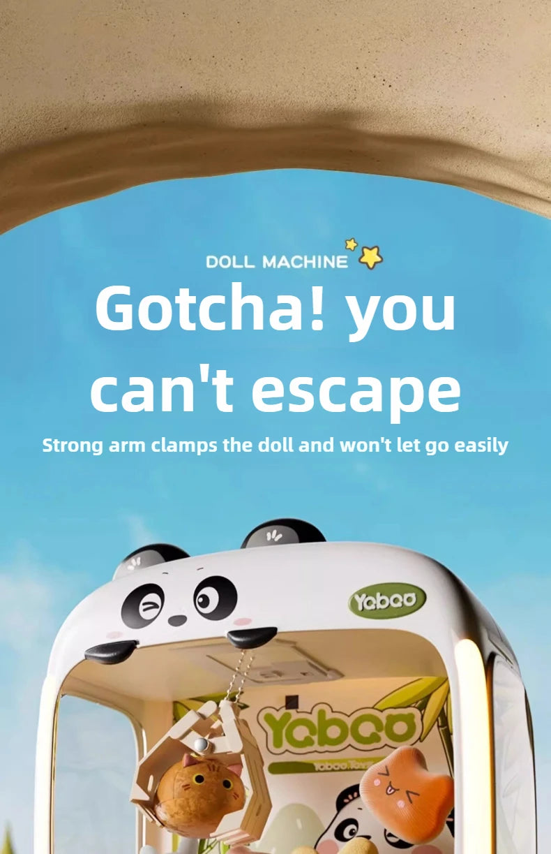 Children Mini Claw Machine Toy DIY Coin Operated Play Game Electric Clip Doll Arcade Machine Kids Interactive Toy Christmas Gift