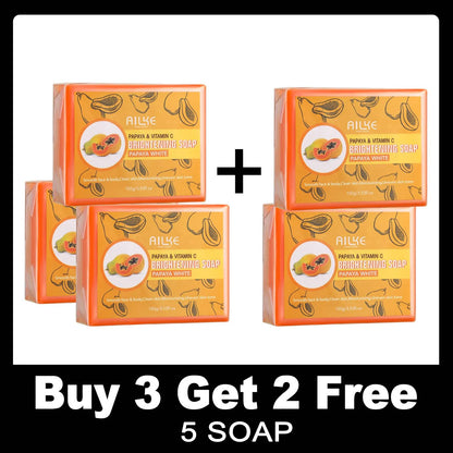 AILKE Natural Multi-Vitamin Lightening Skin Care Kit, Moisturizes, Even Toning, Remove Blemishes, Clean & Soothing Skin