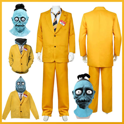 Movie Juices Costume Disguise BOB Cosplay Fantasy Mask Clothing Hoodie Adult Men Roleplay Fantasia Outfits Male Halloween