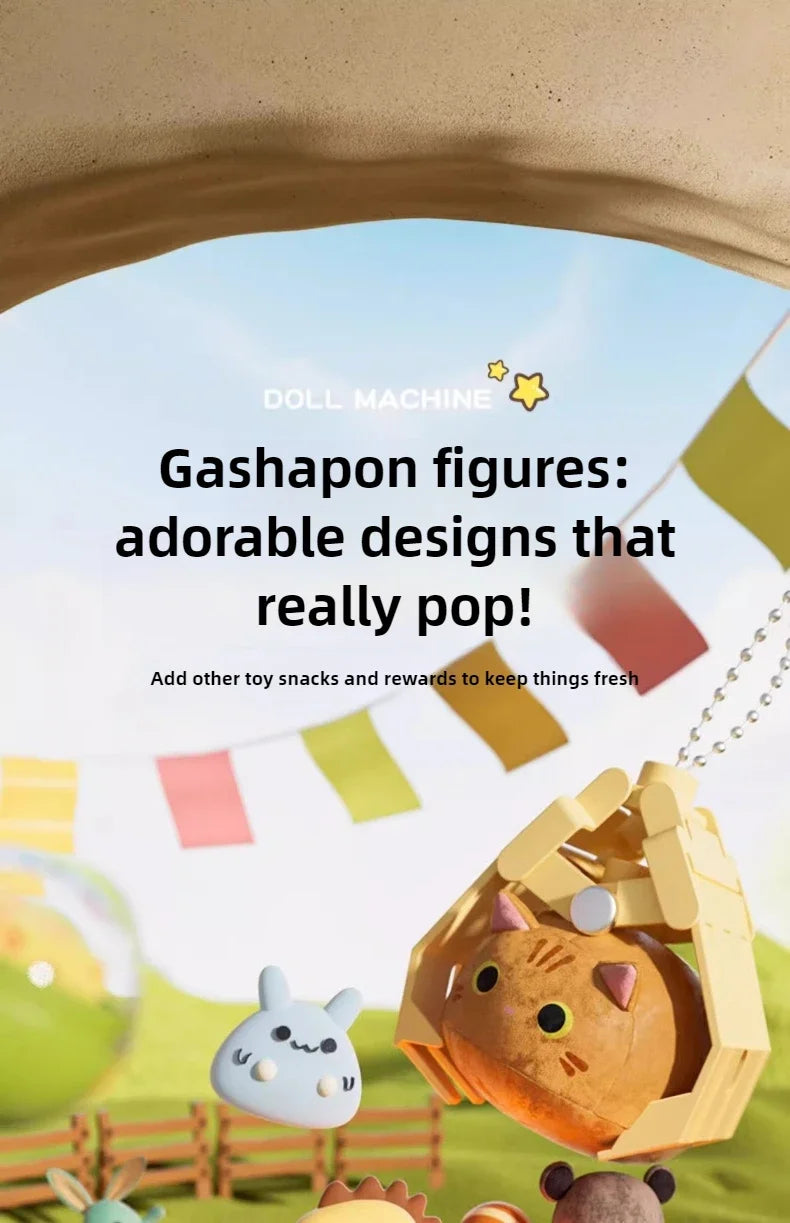 Children Mini Claw Machine Toy DIY Coin Operated Play Game Electric Clip Doll Arcade Machine Kids Interactive Toy Christmas Gift