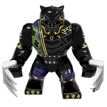 Building Blocks Marvel Transformation Figures Big Goblin Spiderman Iron Man Venom Captain Hawk Deadpool Technic Armor Gift Toys