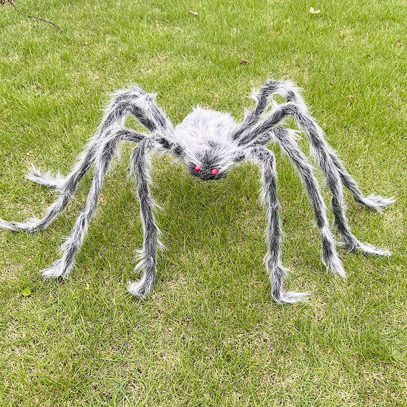Halloween Horror Fake Spider Festival Party Outdoor Giant Plush Spider Haunted House Bar Halloween Home Decoration