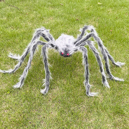 Halloween Horror Fake Spider Festival Party Outdoor Giant Plush Spider Haunted House Bar Halloween Home Decoration
