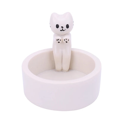 EtherealBe Cute Cat Tealight Holder for Home Decor