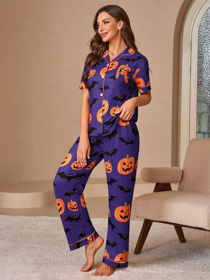 Women's Pajamas Set Pijama Pajama Sets Sleepwear Women's Home Clothes Woman Halloween Womens Suit Sleep Lounge Underwear