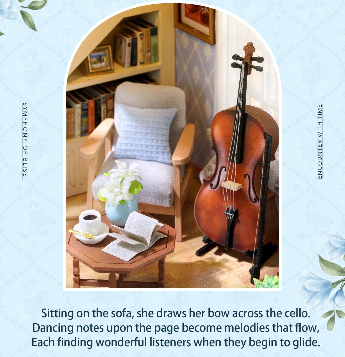 Handmade Wooden Miniature Doll House Kit 3D Puzzle Assembled Building Model Kit With LED Light DollHouses Toy For Christmas Gift