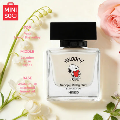 MINISO & SNOOPY Women Perfume Original Luxury Floral Fragrance For Woman Spray 50ML Girl Birthday Present Children Gift