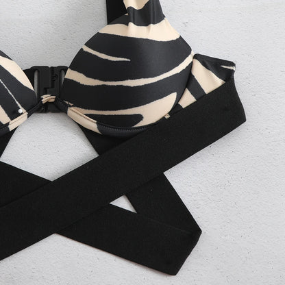 Sexy High Waist Bikini Swimsuit Brazilan Bikini Set Swimwear for Women High Leg Push Up Two Piece Bathing Suits Summer Female