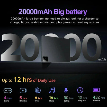 MI Pad 7 pro 2025 11 Inch Tablet Original HD 4K Android 14 Snapdragon 8 Gen 2 22GB RAM 2TB Storage 20000mAh 5G Dual SIM WiFi GPS