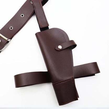 Ancient Tombs Game women Lara Gun Holster Western Denim Belt Cosplay Role-Playing guns holder band belts costumes