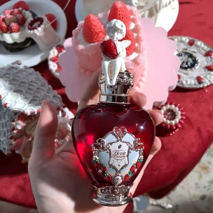 Flowerknows Eau de Parfum The Strawberry Cupid Perfume 1.7 oz / 50ml Lasting Women's Floral Gourmand Perfume for Women for Gifts