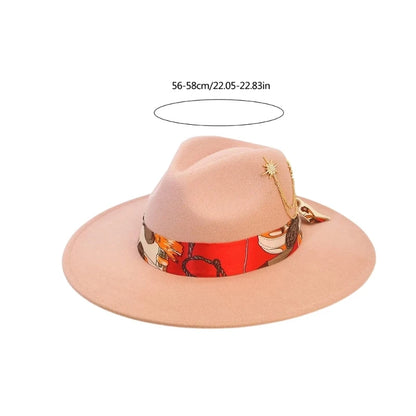 Fashion Fedoras Homburg Panama Hat Exotic Maillard for Women Men Photo Props Western for Men Women Unisex Wear Headwear